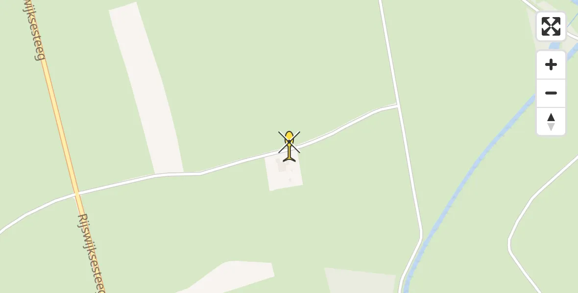 Routekaart van de vlucht: Lifeliner 3 naar Rijswijk (GLD)