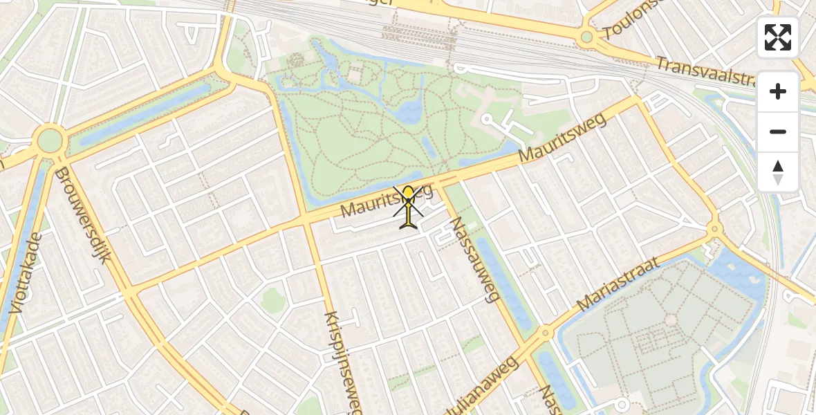 Routekaart van de vlucht: Lifeliner 2 naar Dordrecht