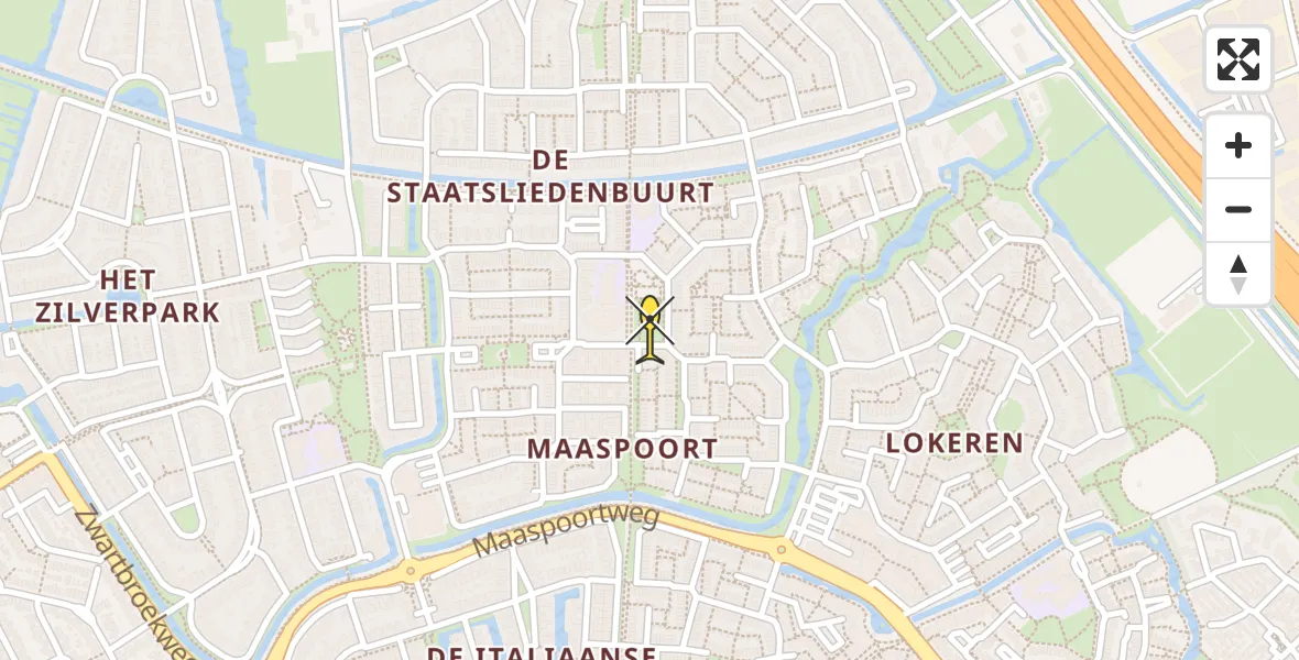 Routekaart van de vlucht: Lifeliner 3 naar 's-Hertogenbosch