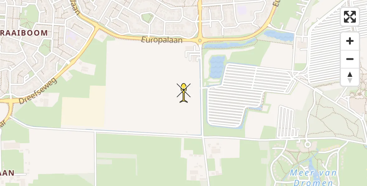 Routekaart van de vlucht: Lifeliner 3 naar Kaatsheuvel