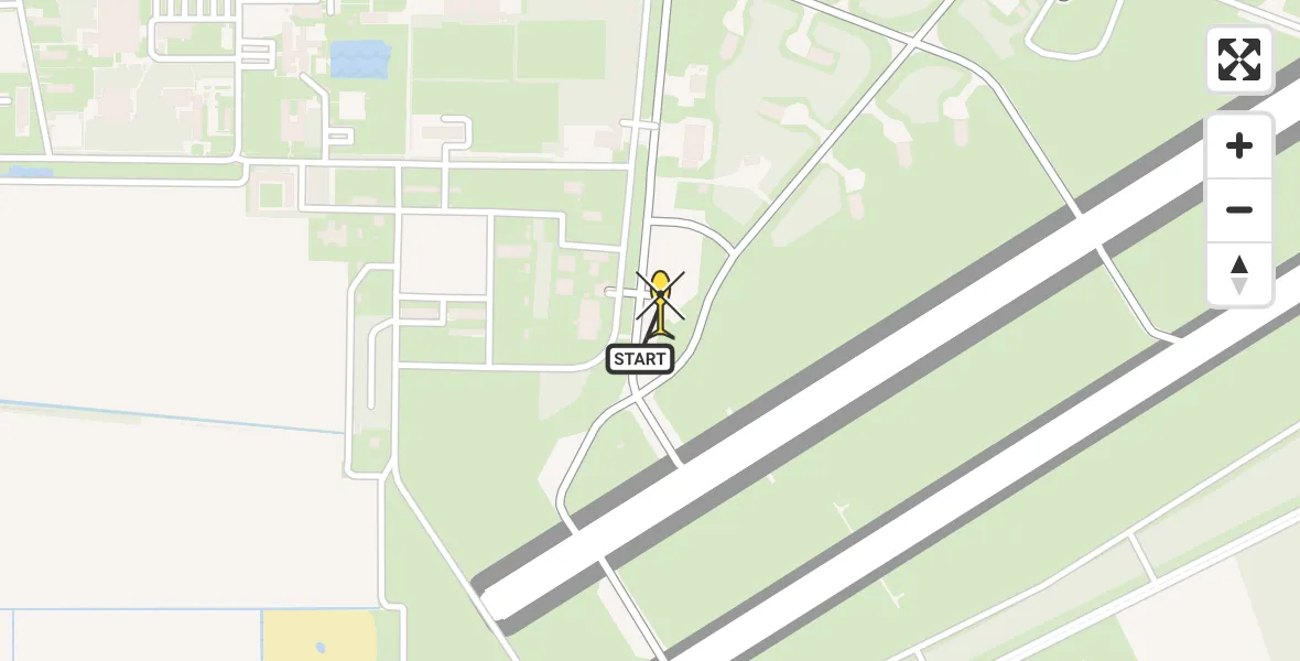 Routekaart van de vlucht: Lifeliner 3 naar Vliegbasis Volkel, Zeelandsedijk