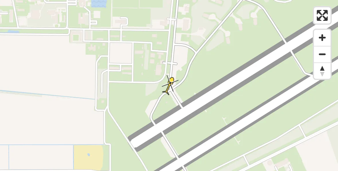 Routekaart van de vlucht: Lifeliner 3 naar Vliegbasis Volkel