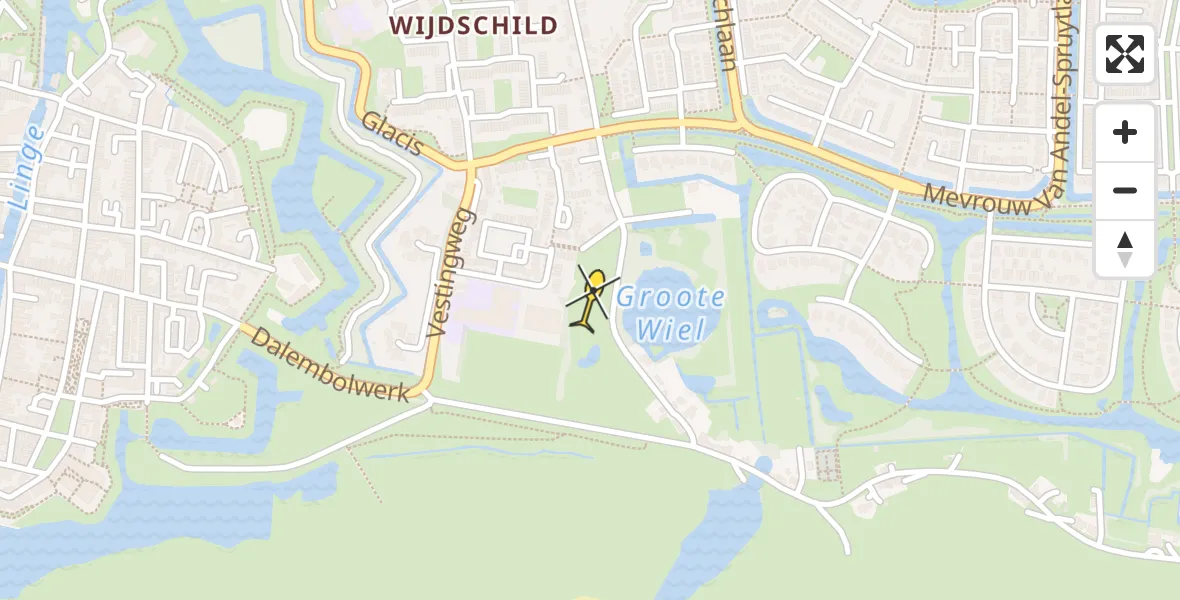 Routekaart van de vlucht: Lifeliner 2 naar Gorinchem