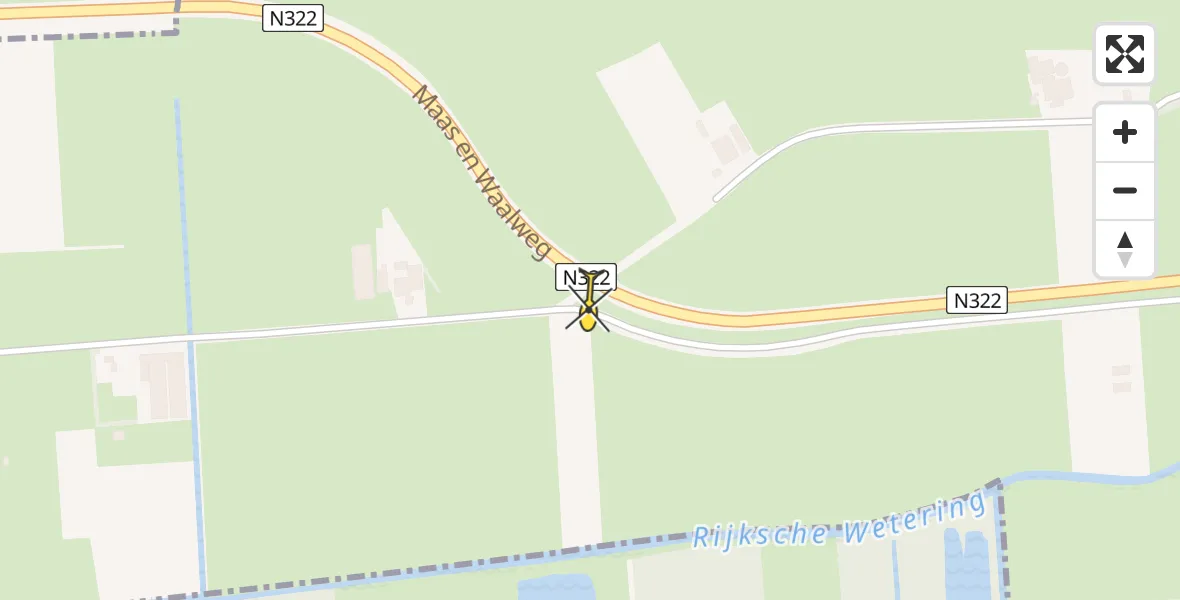 Routekaart van de vlucht: Lifeliner 3 naar Puiflijk