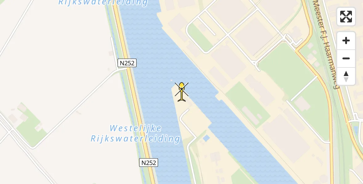 Routekaart van de vlucht: Lifeliner 2 naar Terneuzen