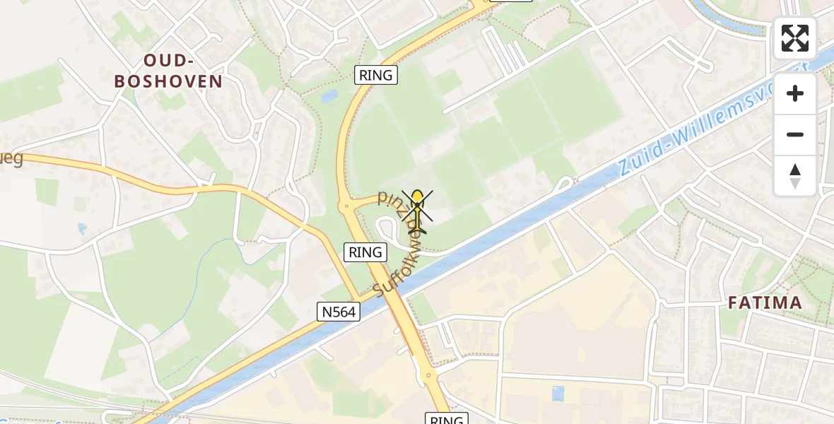 Routekaart van de vlucht: Lifeliner 3 naar Weert