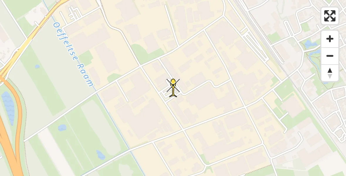 Routekaart van de vlucht: Lifeliner 2 naar Boxmeer