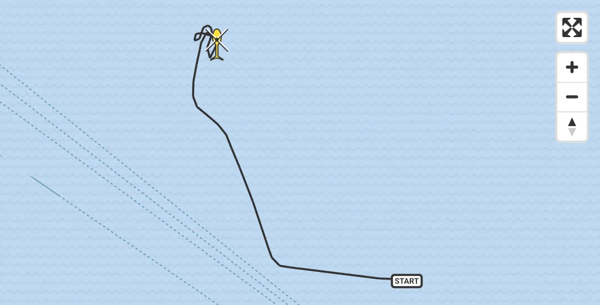 Routekaart van de vlucht: Politieheli naar 