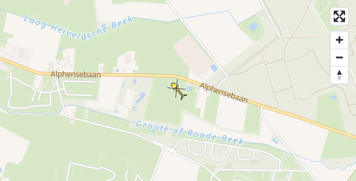 Routekaart van de vlucht: Lifeliner 2 naar Chaam