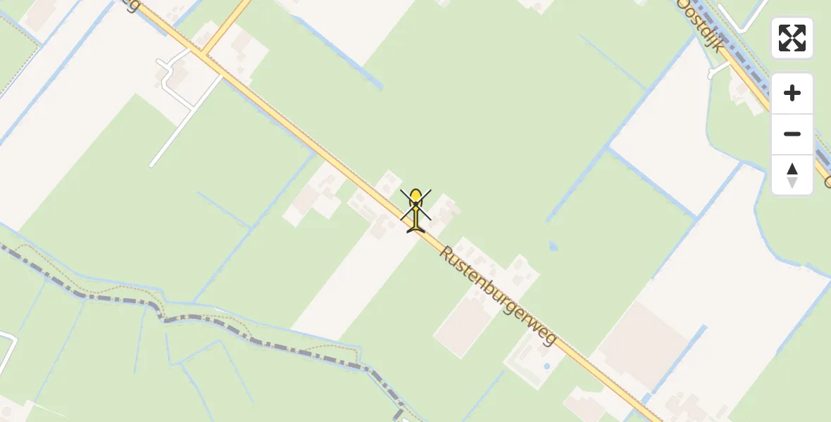 Routekaart van de vlucht: Lifeliner 1 naar Heerhugowaard