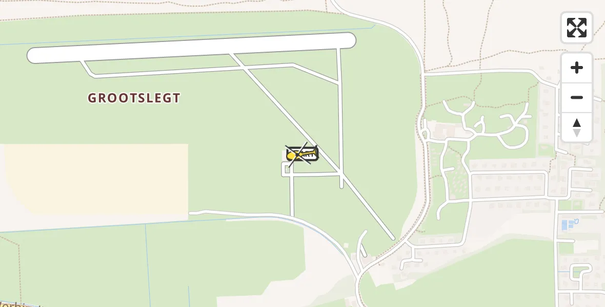 Routekaart van de vlucht: Ambulancehelikopter naar Ameland Airport Ballum, Strandweg