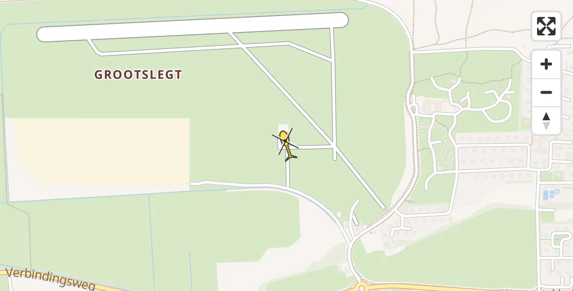 Routekaart van de vlucht: Ambulancehelikopter naar Ameland Airport Ballum