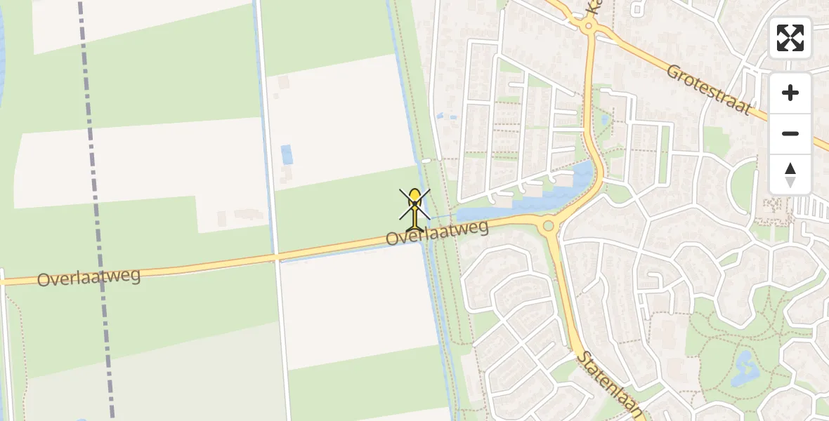 Routekaart van de vlucht: Lifeliner 3 naar Drunen