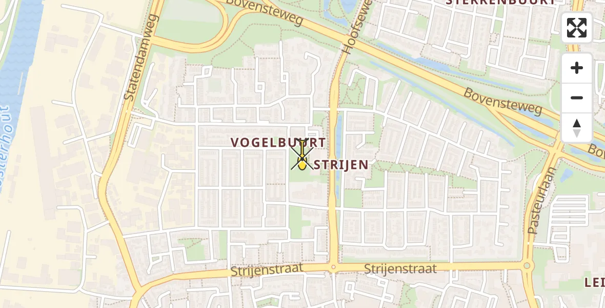 Routekaart van de vlucht: Lifeliner 2 naar Oosterhout