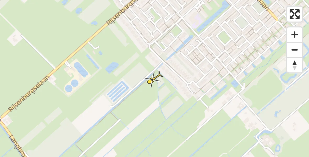 Routekaart van de vlucht: Lifeliner 3 naar Driebergen-Rijsenburg