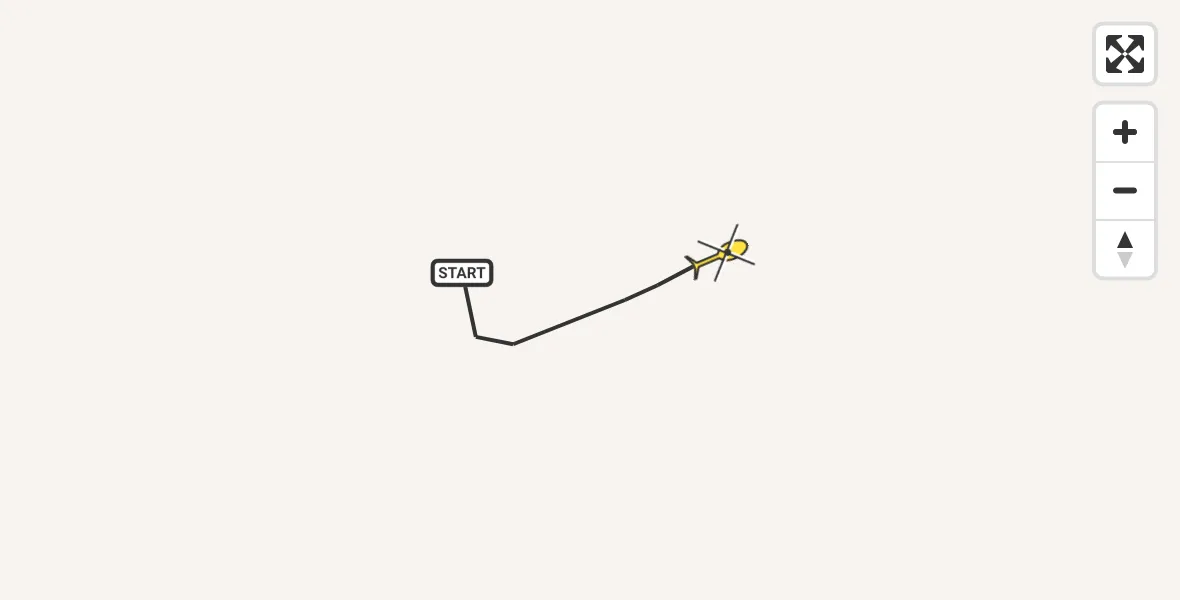 Routekaart van de vlucht: Politiehelikopter naar Würselen