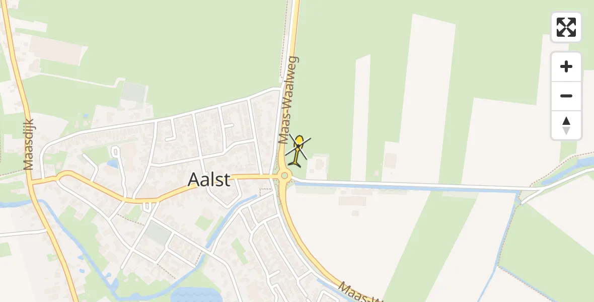 Routekaart van de vlucht: Lifeliner 3 naar Aalst