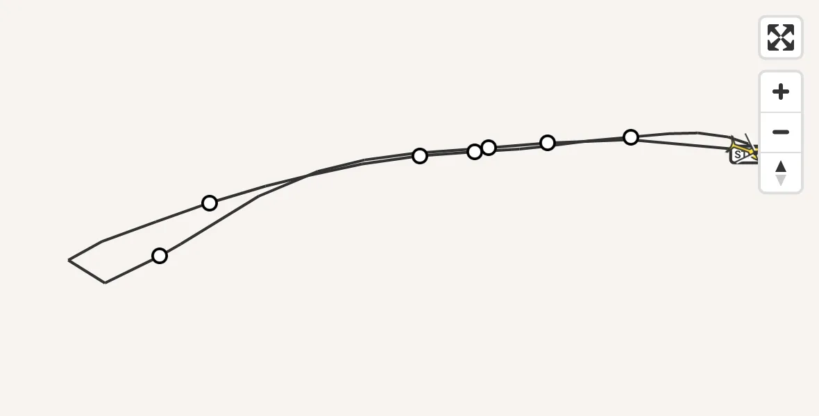 Routekaart van de vlucht: Traumahelikopter naar Sankt Augustin