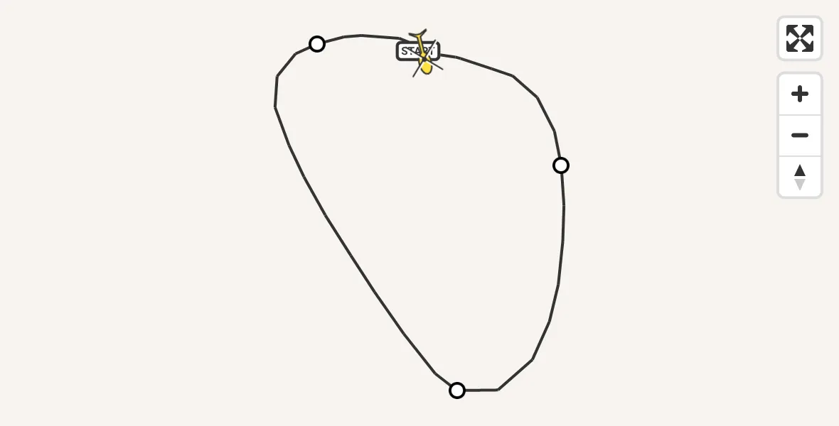 Routekaart van de vlucht: Traumaheli naar Sankt Augustin