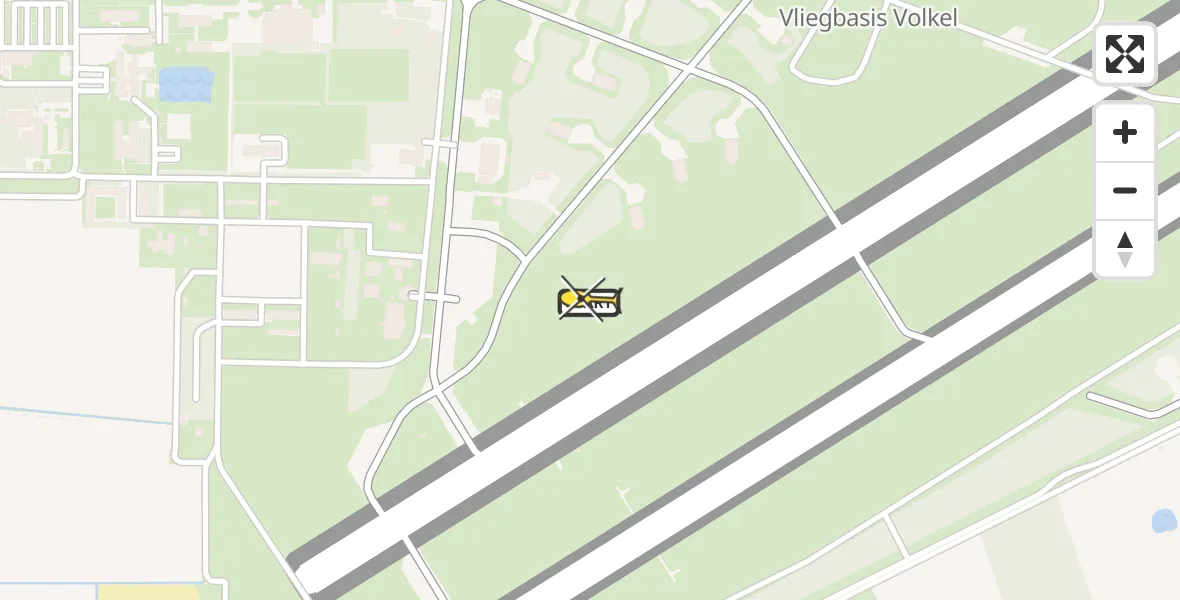 Routekaart van de vlucht: Lifeliner 3 naar Vliegbasis Volkel, Zeelandsedijk