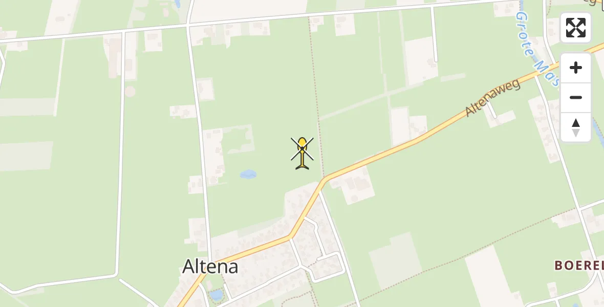 Routekaart van de vlucht: Lifeliner 4 naar Peize