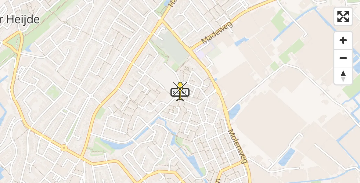 Routekaart van de vlucht: Lifeliner 2 naar Monster, Jan Steenstraat