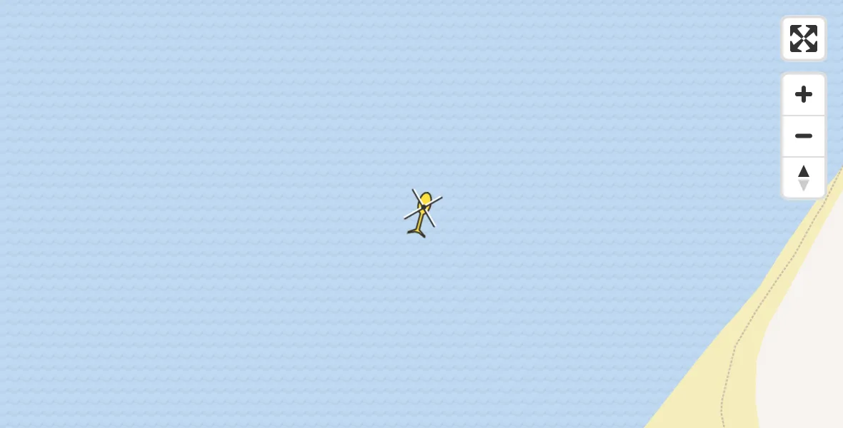 Routekaart van de vlucht: Politiehelikopter naar De Cocksdorp