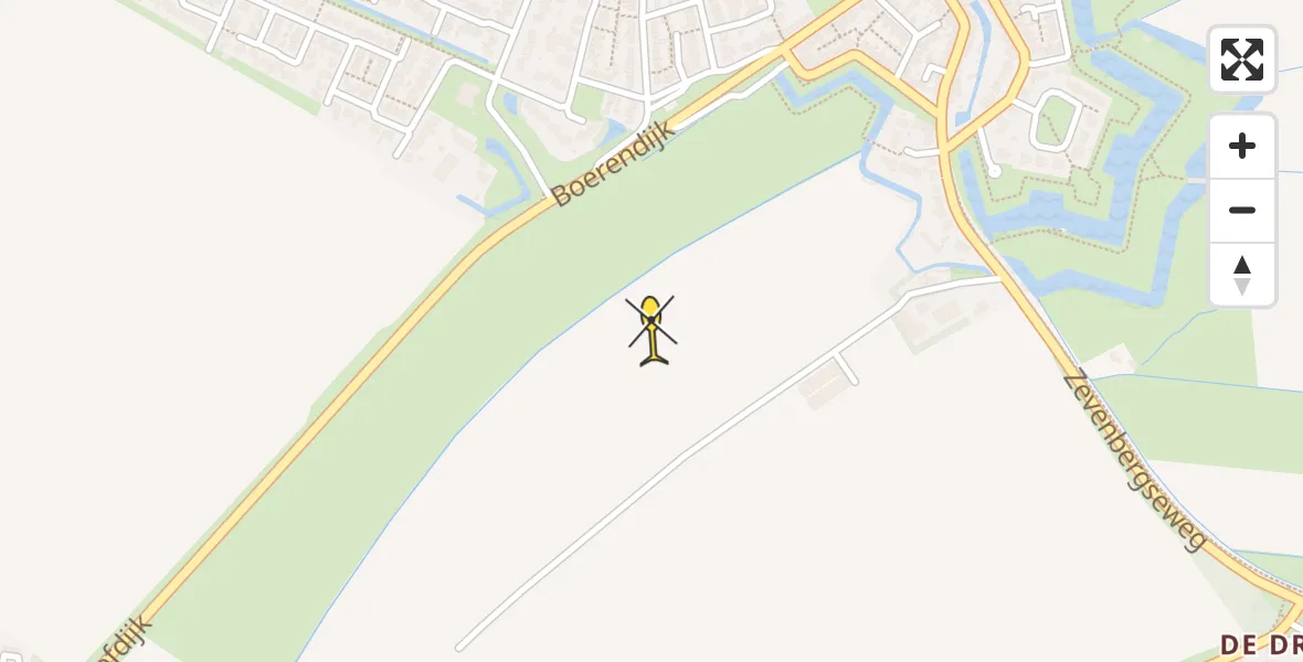 Routekaart van de vlucht: Lifeliner 2 naar Klundert