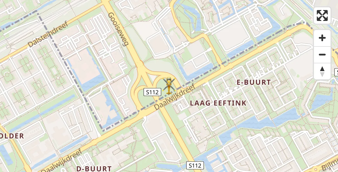 Vluchtroute Traumahelikopter Diemen - Diemen, 08 augustus 2025, 19:13