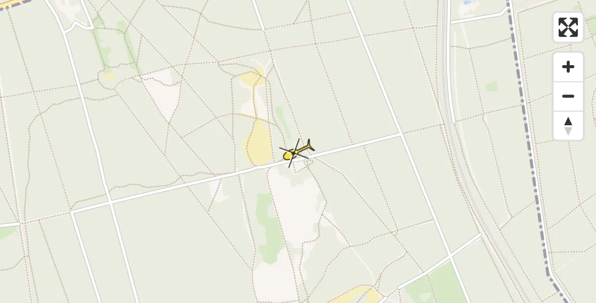 Routekaart van de vlucht: Lifeliner 3 naar Malden