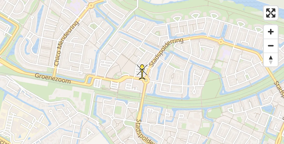 Routekaart van de vlucht: Lifeliner 2 naar Dordrecht