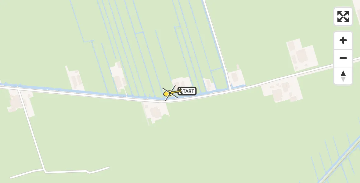 Routekaart van de vlucht: Lifeliner 2 naar Langerak, Melkweg