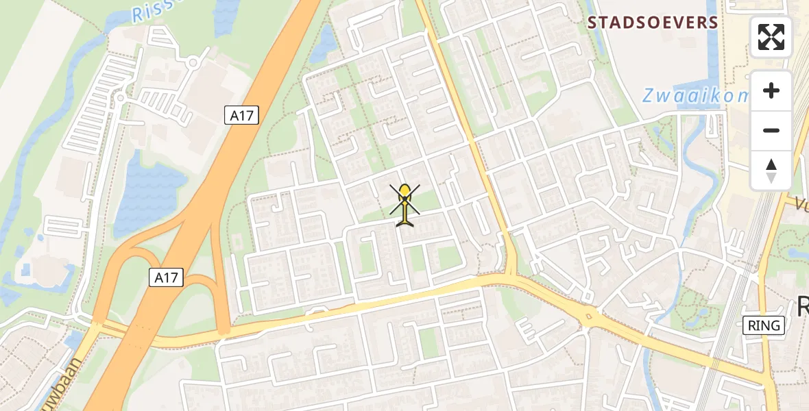 Routekaart van de vlucht: Lifeliner 2 naar Roosendaal