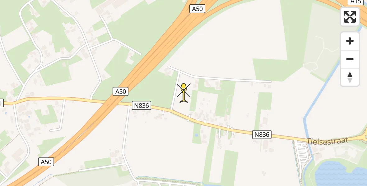 Routekaart van de vlucht: Lifeliner 3 naar Herveld