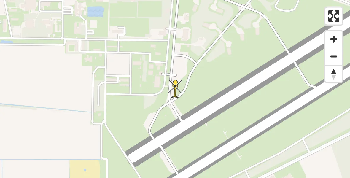 Routekaart van de vlucht: Lifeliner 3 naar Vliegbasis Volkel