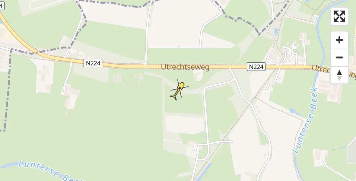 Routekaart van de vlucht: Lifeliner 3 naar Renswoude