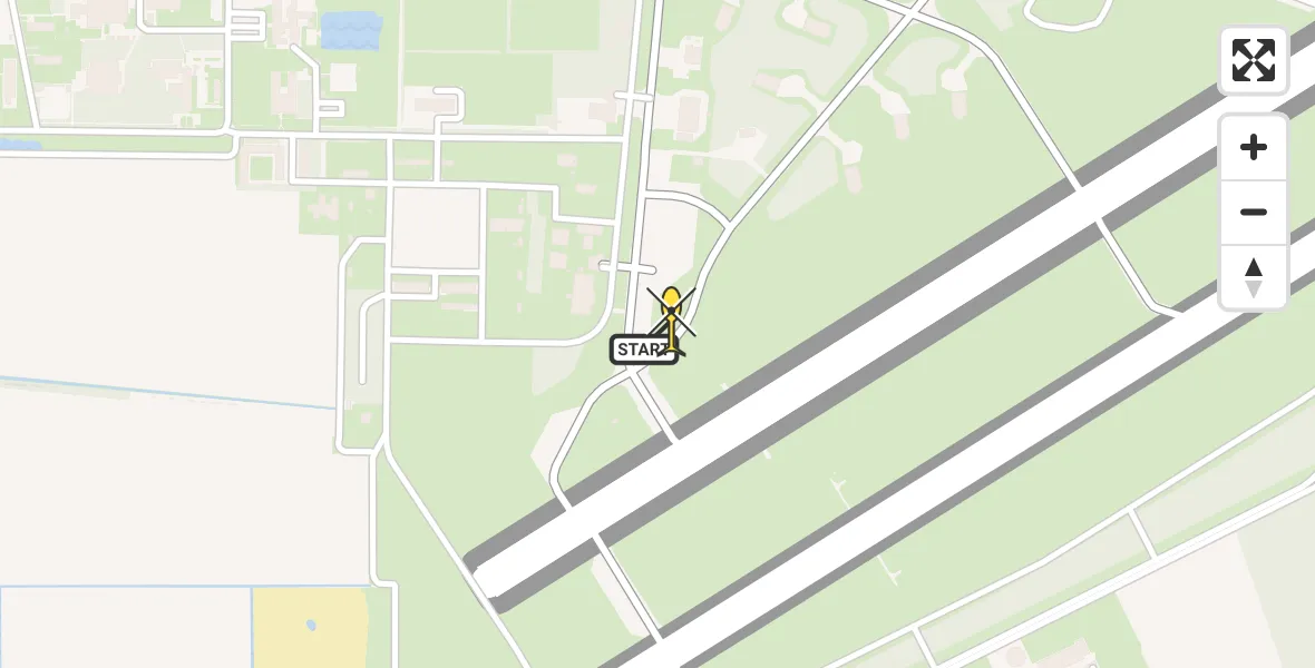 Routekaart van de vlucht: Lifeliner 3 naar Vliegbasis Volkel, Zeelandsedijk