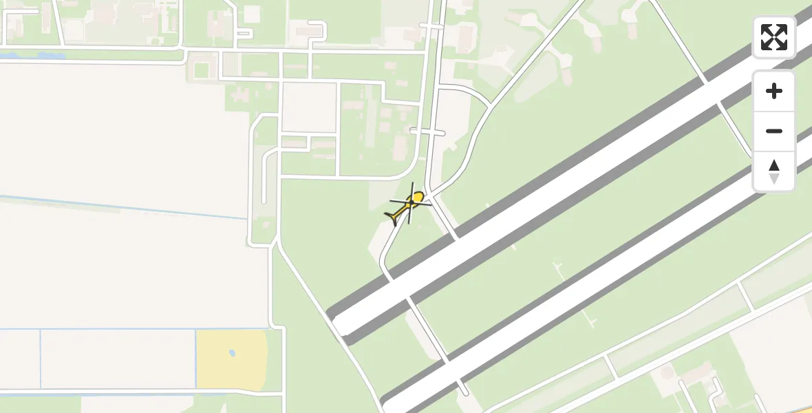 Routekaart van de vlucht: Lifeliner 3 naar Vliegbasis Volkel