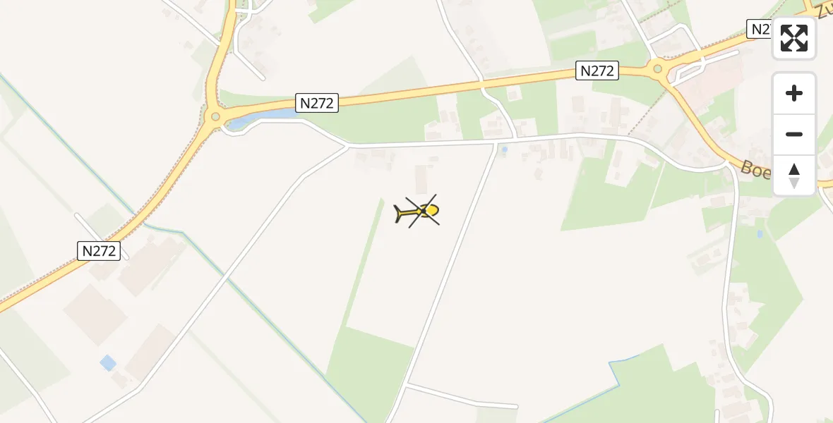 Routekaart van de vlucht: Lifeliner 3 naar Gemert