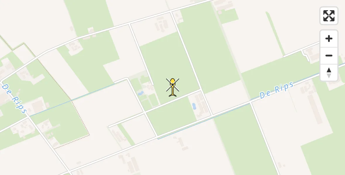 Routekaart van de vlucht: Lifeliner 3 naar De Mortel