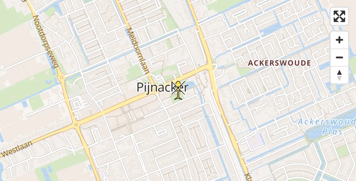 Routekaart van de vlucht: Lifeliner 2 naar Pijnacker