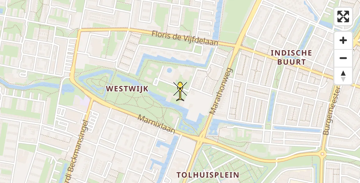 Routekaart van de vlucht: Lifeliner 2 naar Vlaardingen