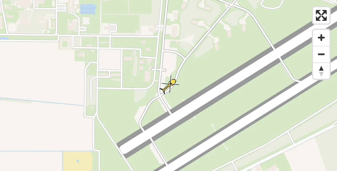 Routekaart van de vlucht: Lifeliner 3 naar Vliegbasis Volkel