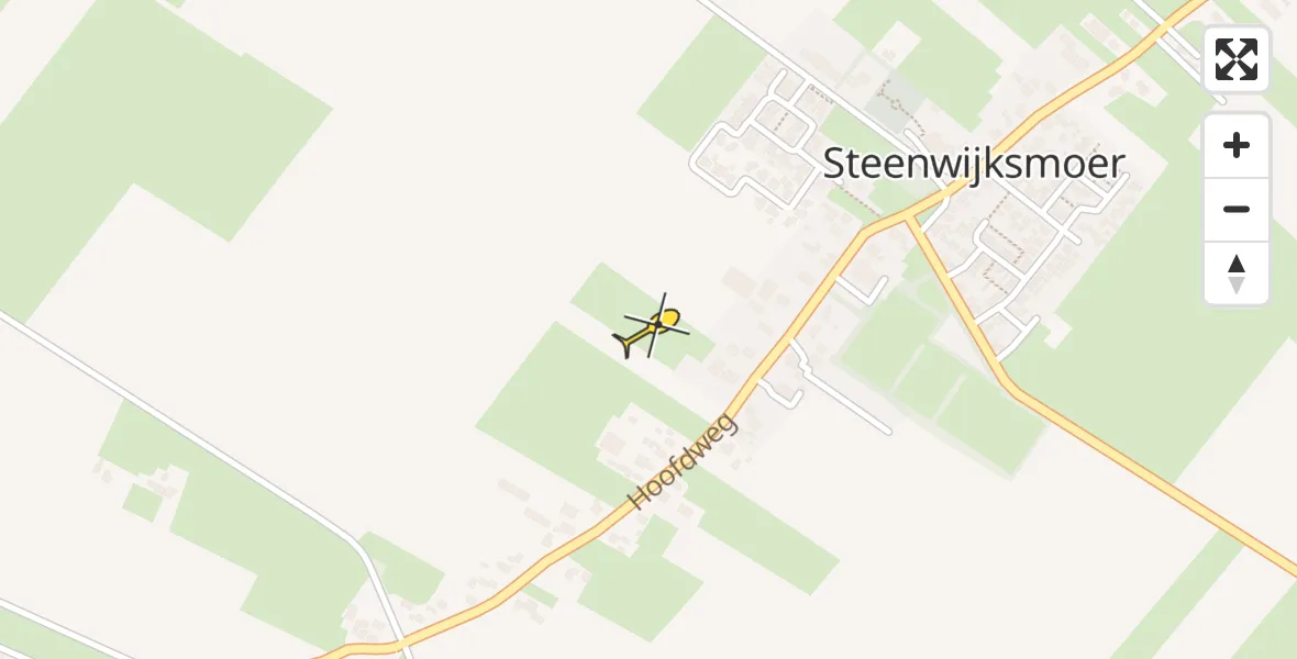 Routekaart van de vlucht: Lifeliner 4 naar Coevorden