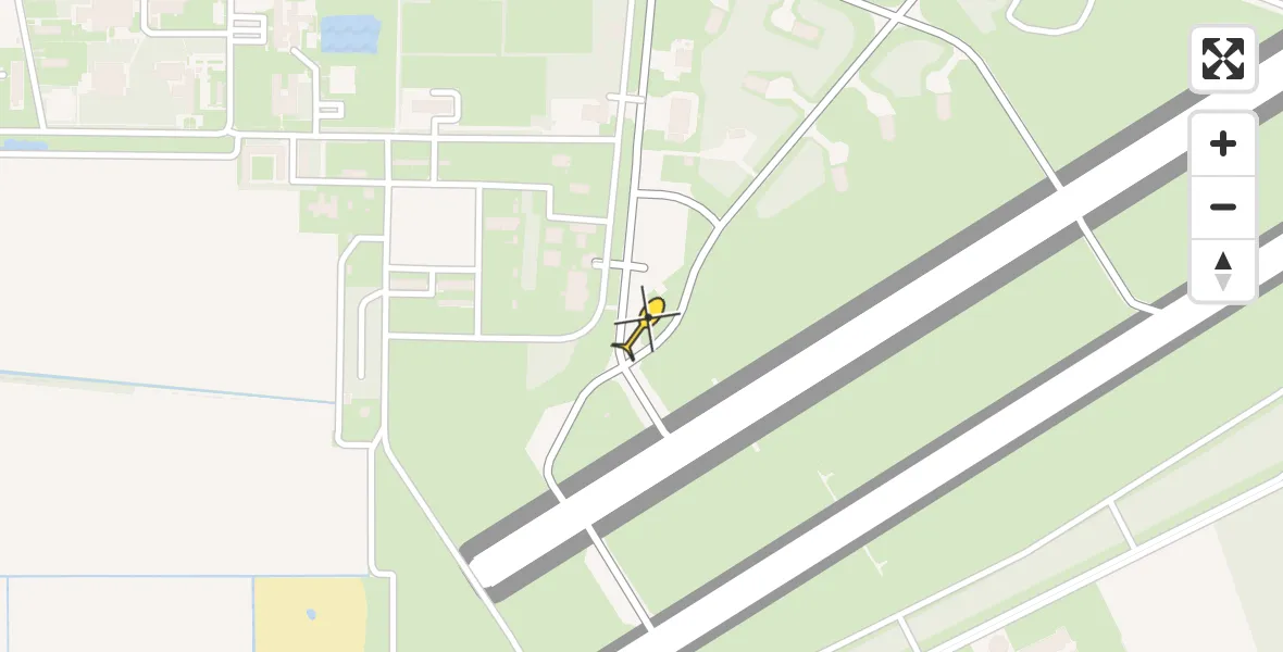 Routekaart van de vlucht: Lifeliner 3 naar Vliegbasis Volkel