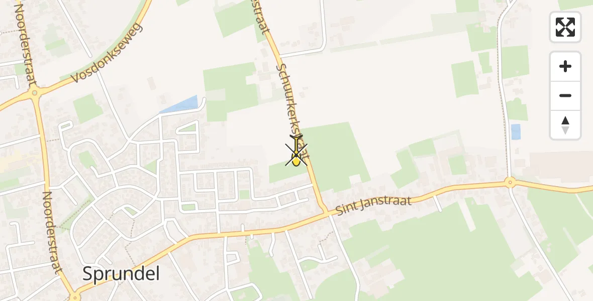 Routekaart van de vlucht: Lifeliner 2 naar Sprundel