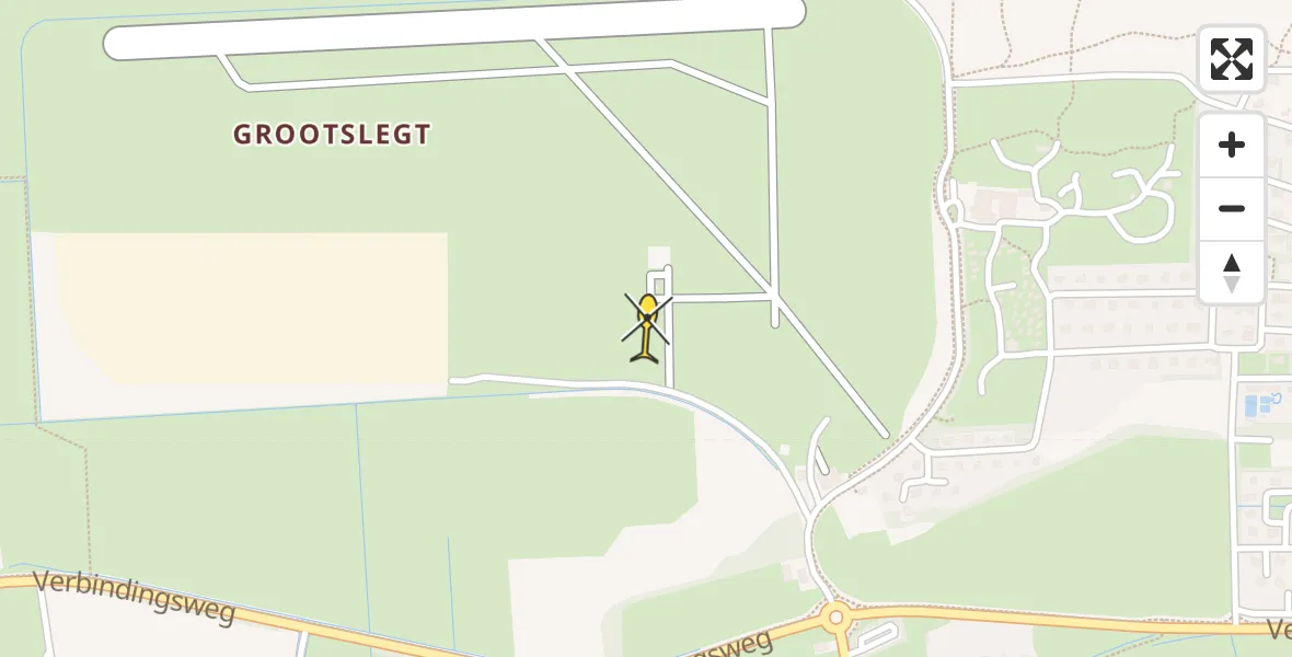 Routekaart van de vlucht: Ambulancehelikopter naar Ameland Airport Ballum