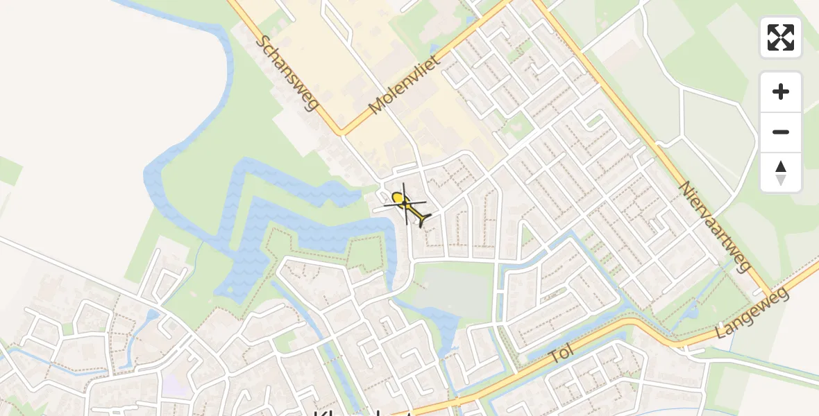 Routekaart van de vlucht: Lifeliner 2 naar Klundert