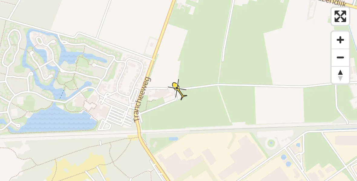 Routekaart van de vlucht: Lifeliner 3 naar Weert