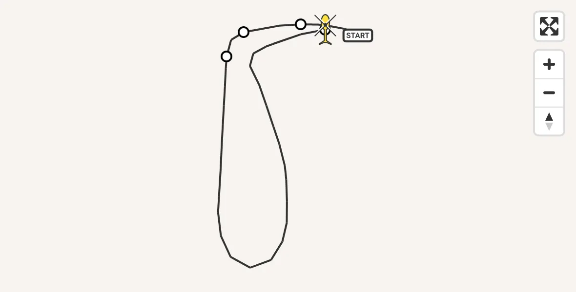 Routekaart van de vlucht: Traumahelikopter naar Sankt Augustin